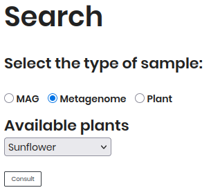 Metagenome Search